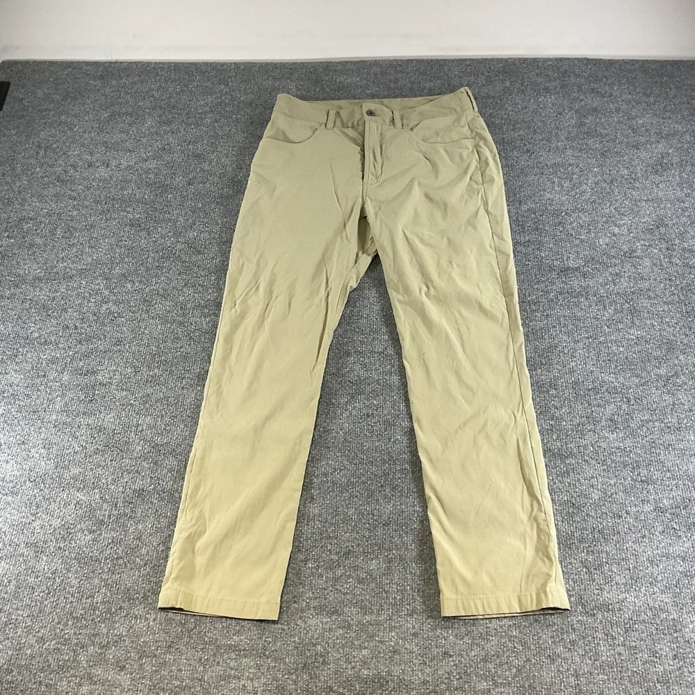 The North Face Mens Motion Pants Khaki Tan Straight Leg Hiking Outdoor Size 30